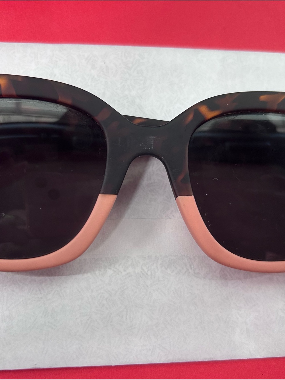 : TOMS Traveler Sydney Cat Eye Sunglasses in Coral Tortoise Fade